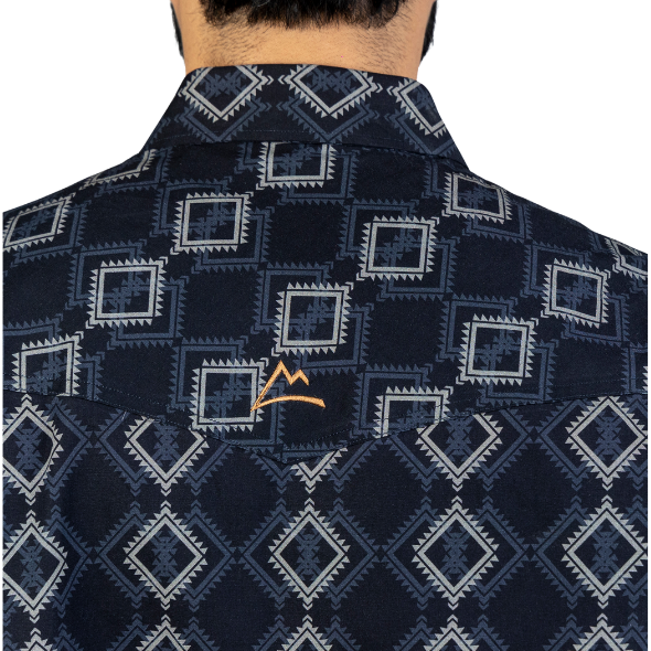 Camisa Vaquera Icy Denver Mosaico Rombos A-CHH194