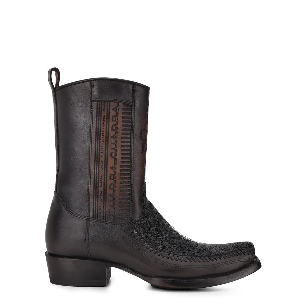 Bota casual en piel genuina de mantarraya para caballero
