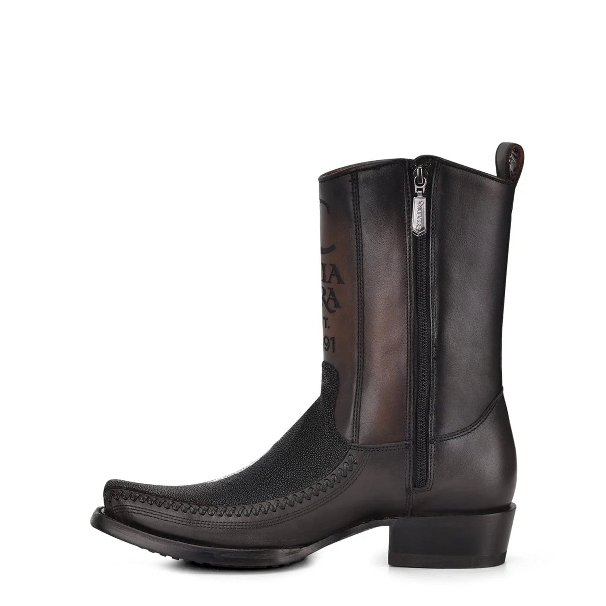 Bota casual en piel genuina de mantarraya para caballero