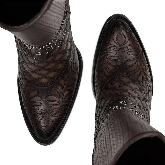 Bota casual en piel genuina para dama