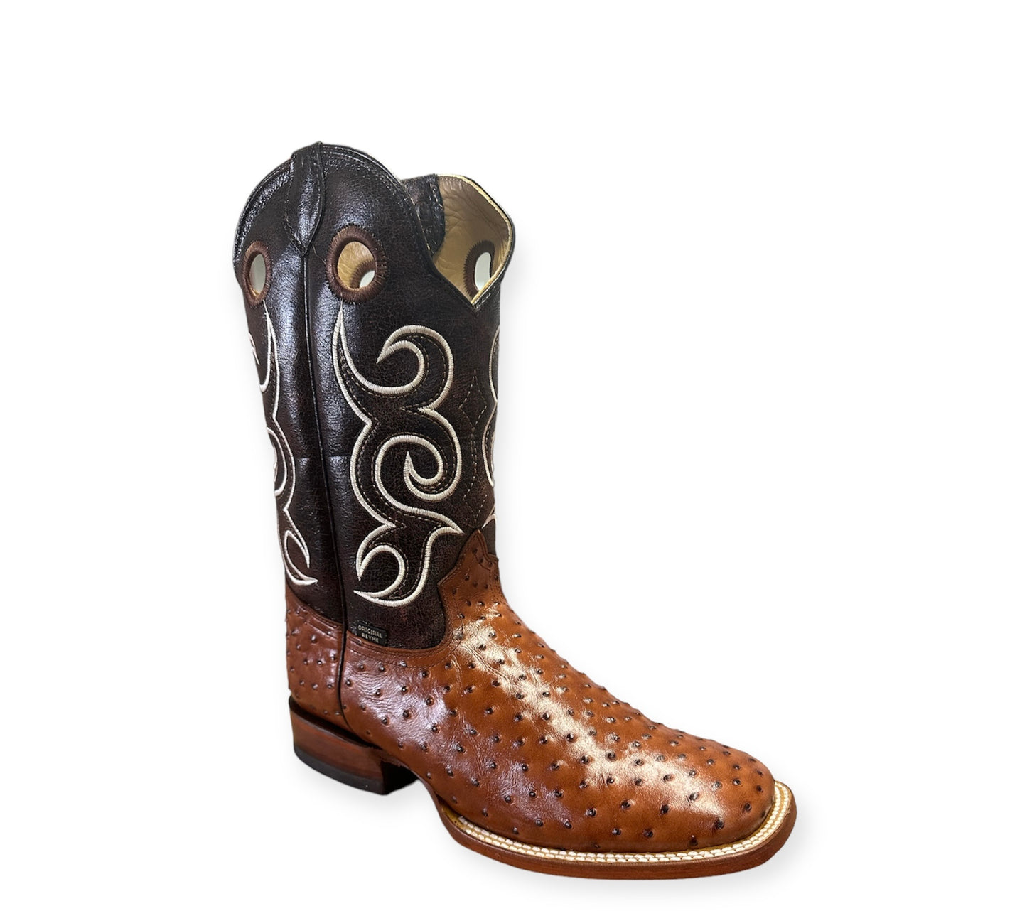 Bota Reyme acabado avestruz
