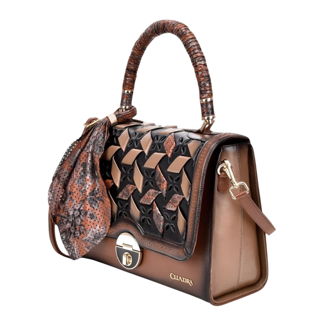 Bolso en piel genuina para dama
