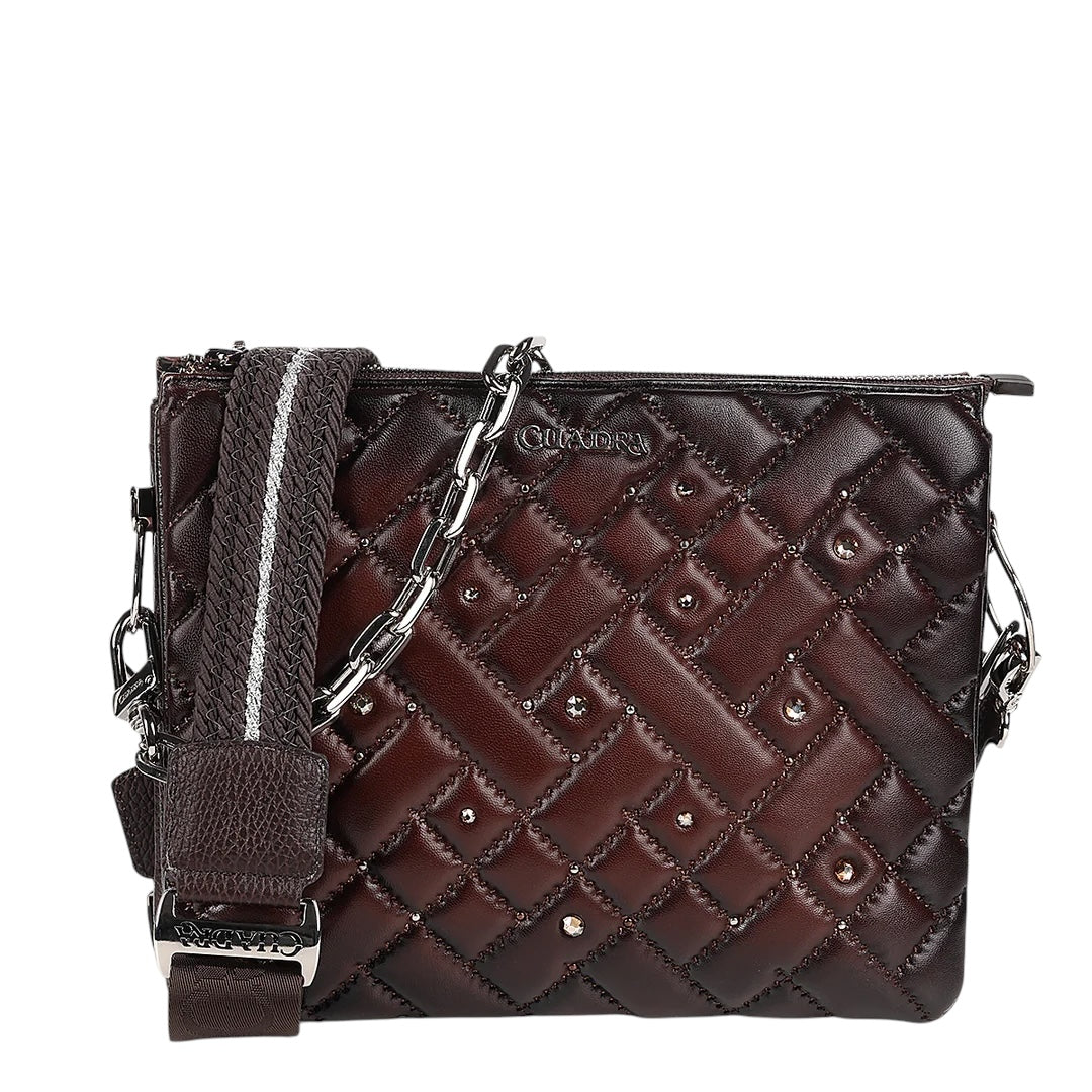 Crossbody en piel genuina para dama