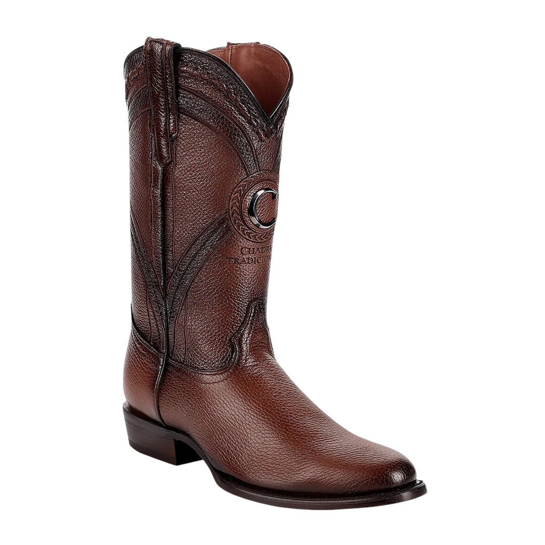Bota tradicional en piel genuina de venado para caballero
