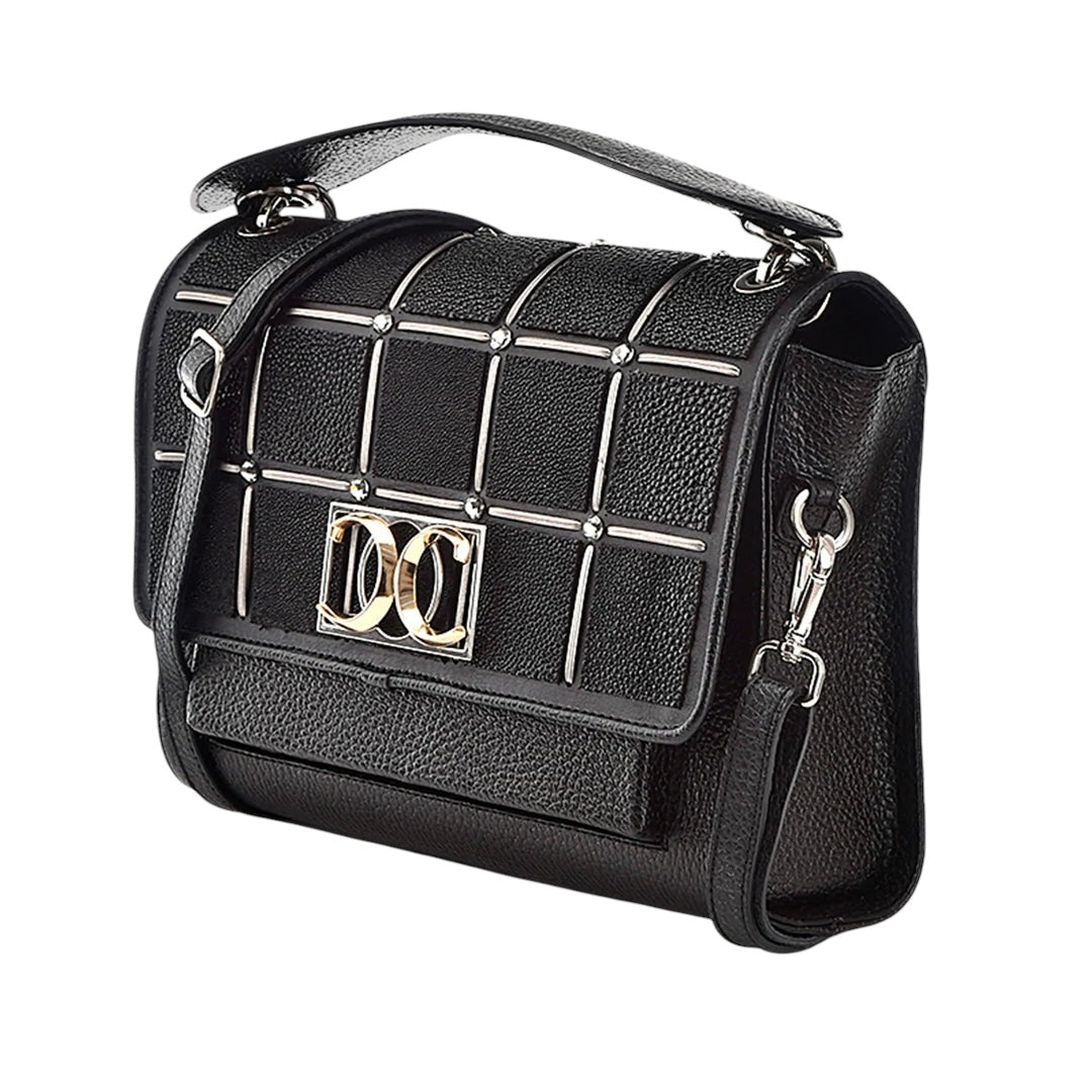 Bolso de mano en piel genuina de mantarraya para dama