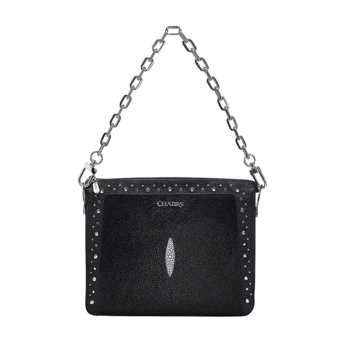 Crossbody en piel genuina de mantarraya para dama