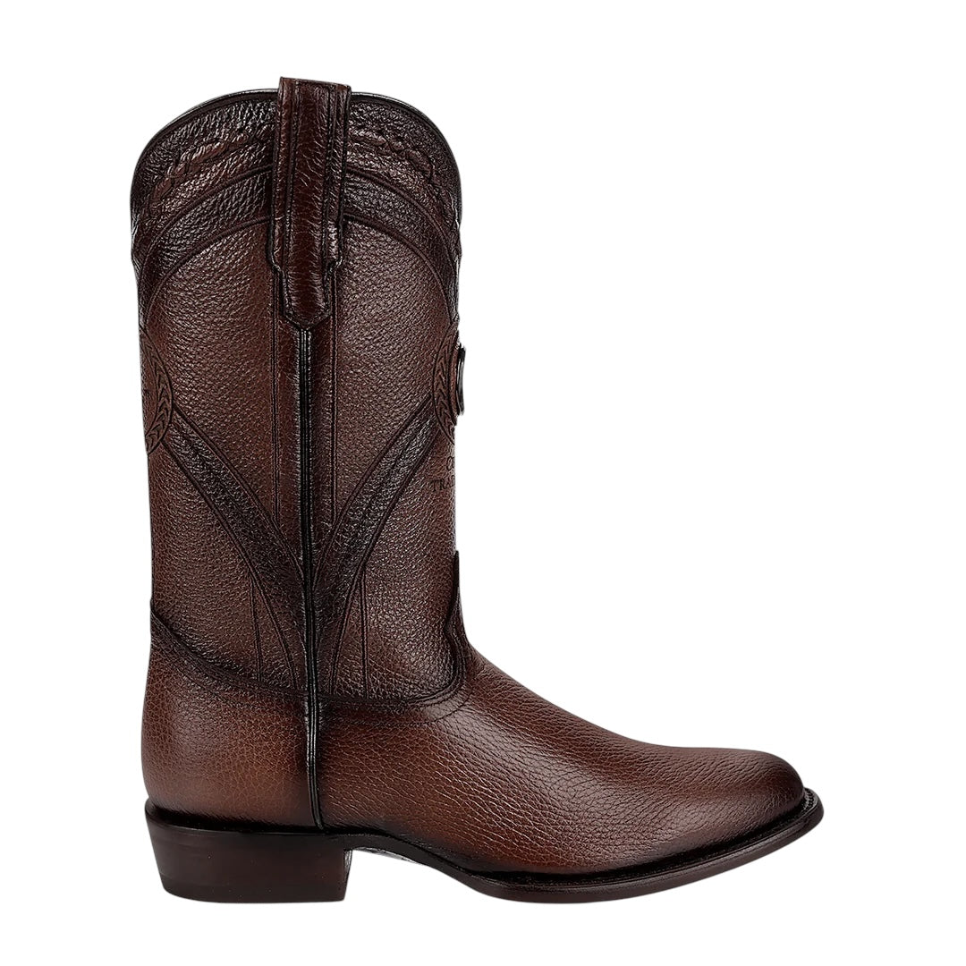 Bota tradicional en piel genuina de venado para caballero