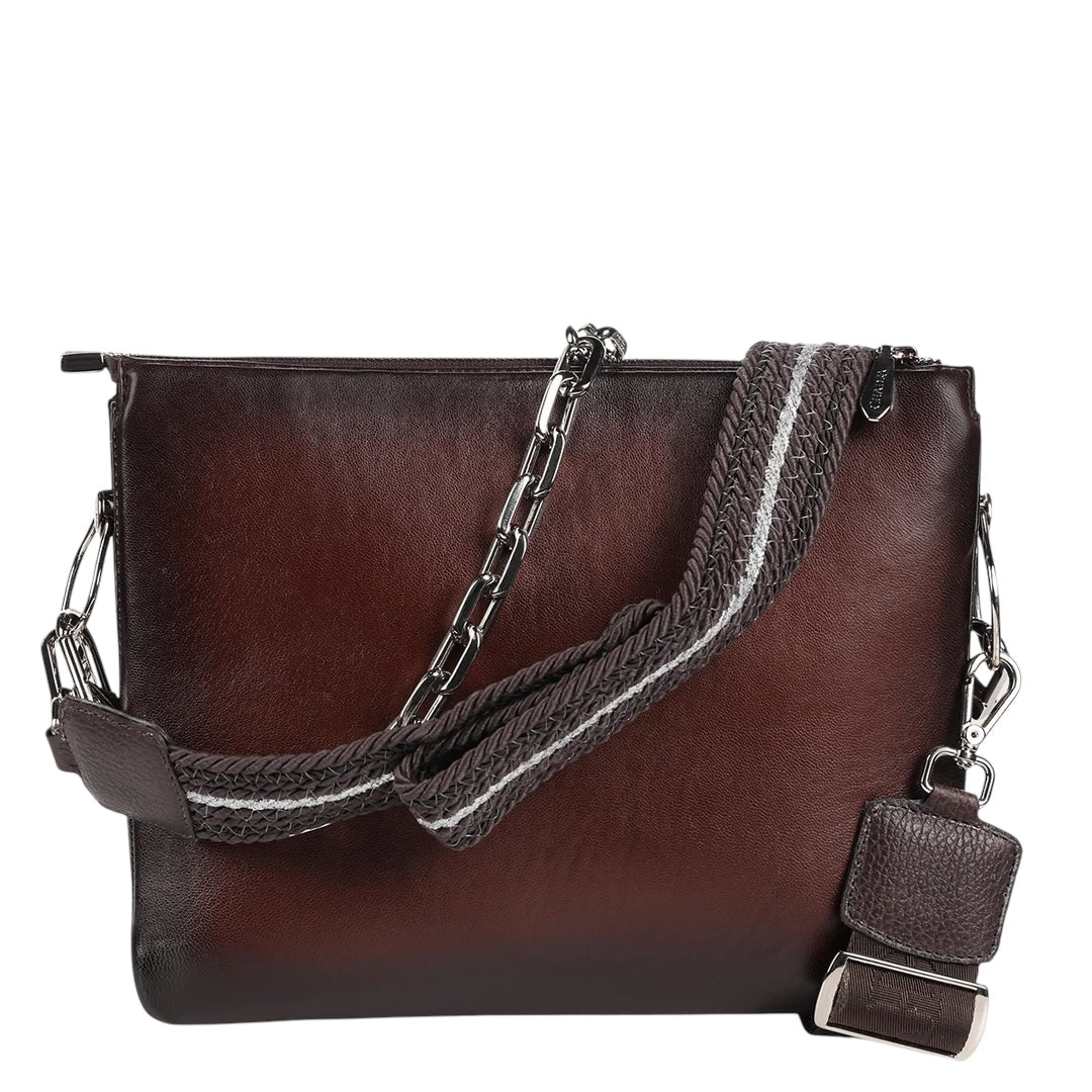 Crossbody en piel genuina para dama