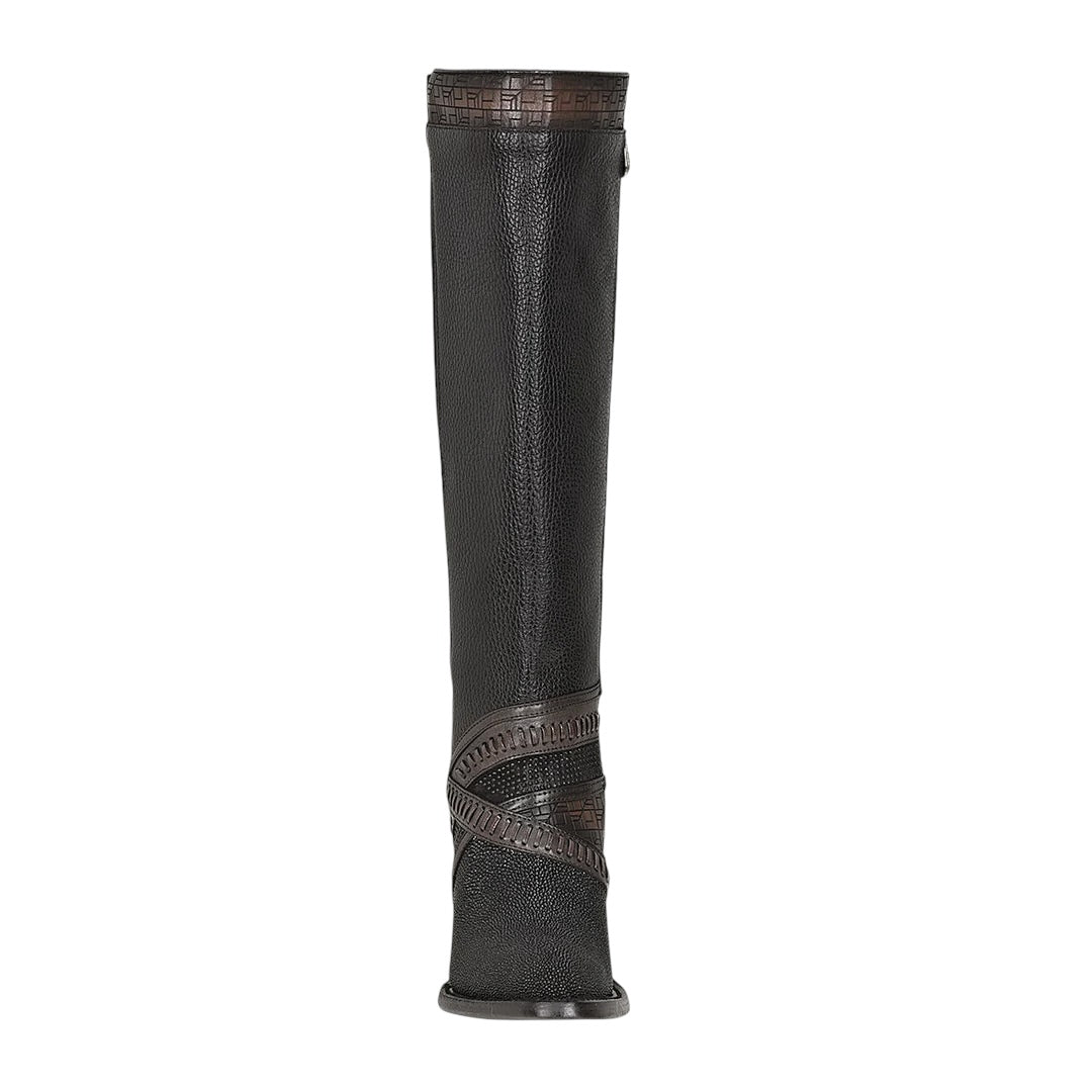 Bota casual en piel genuina de mantarraya para dama