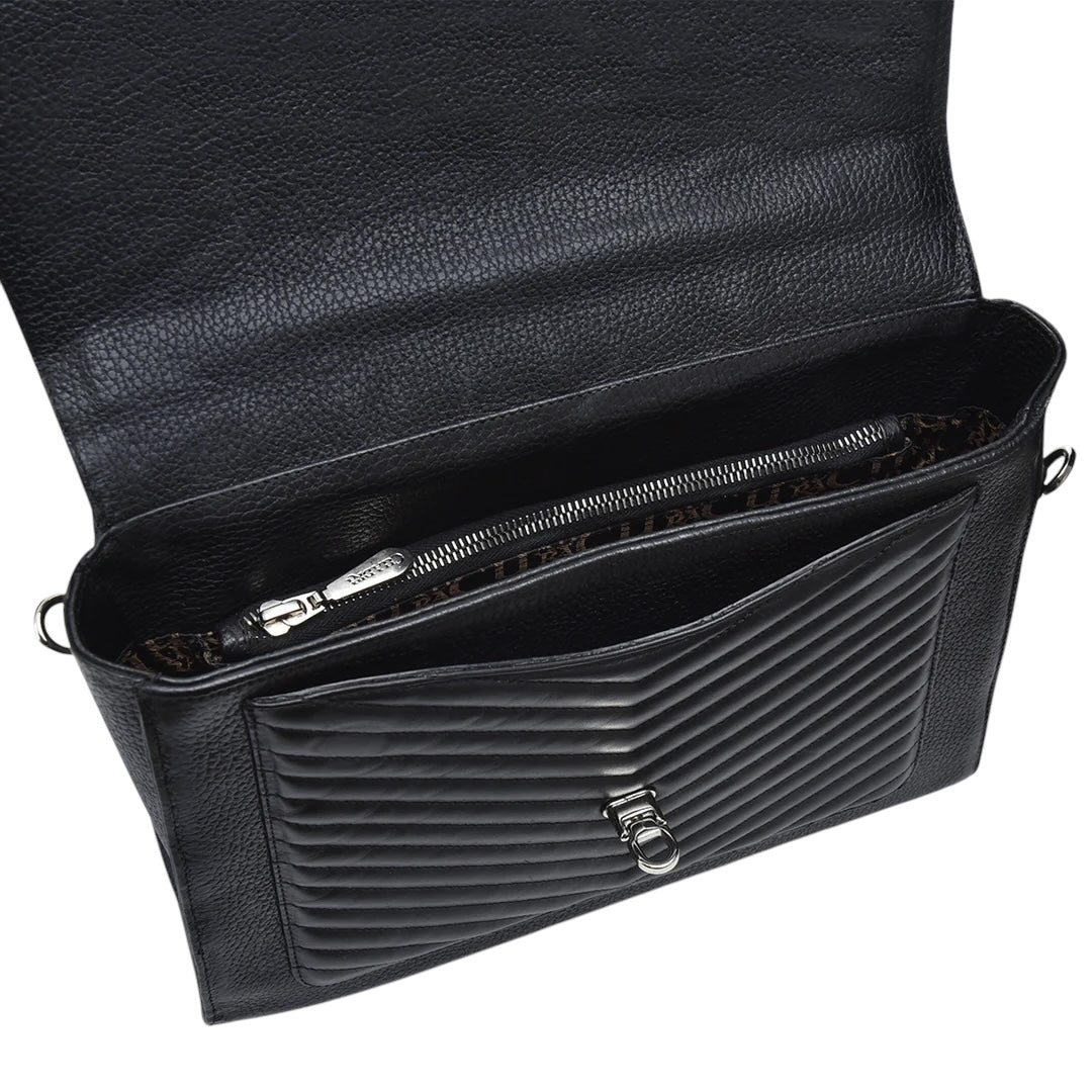 Bolso de mano en piel genuina de mantarraya para dama