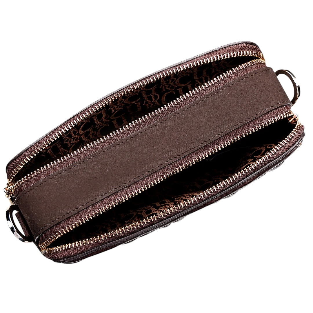 Crossbody en piel genuina de mantarraya para dama