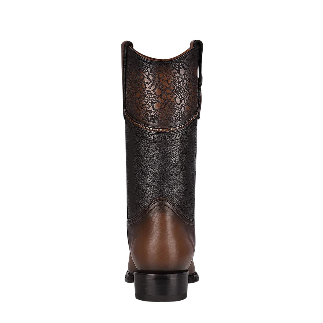 Bota fine western en piel genuina de mantarraya para caballero