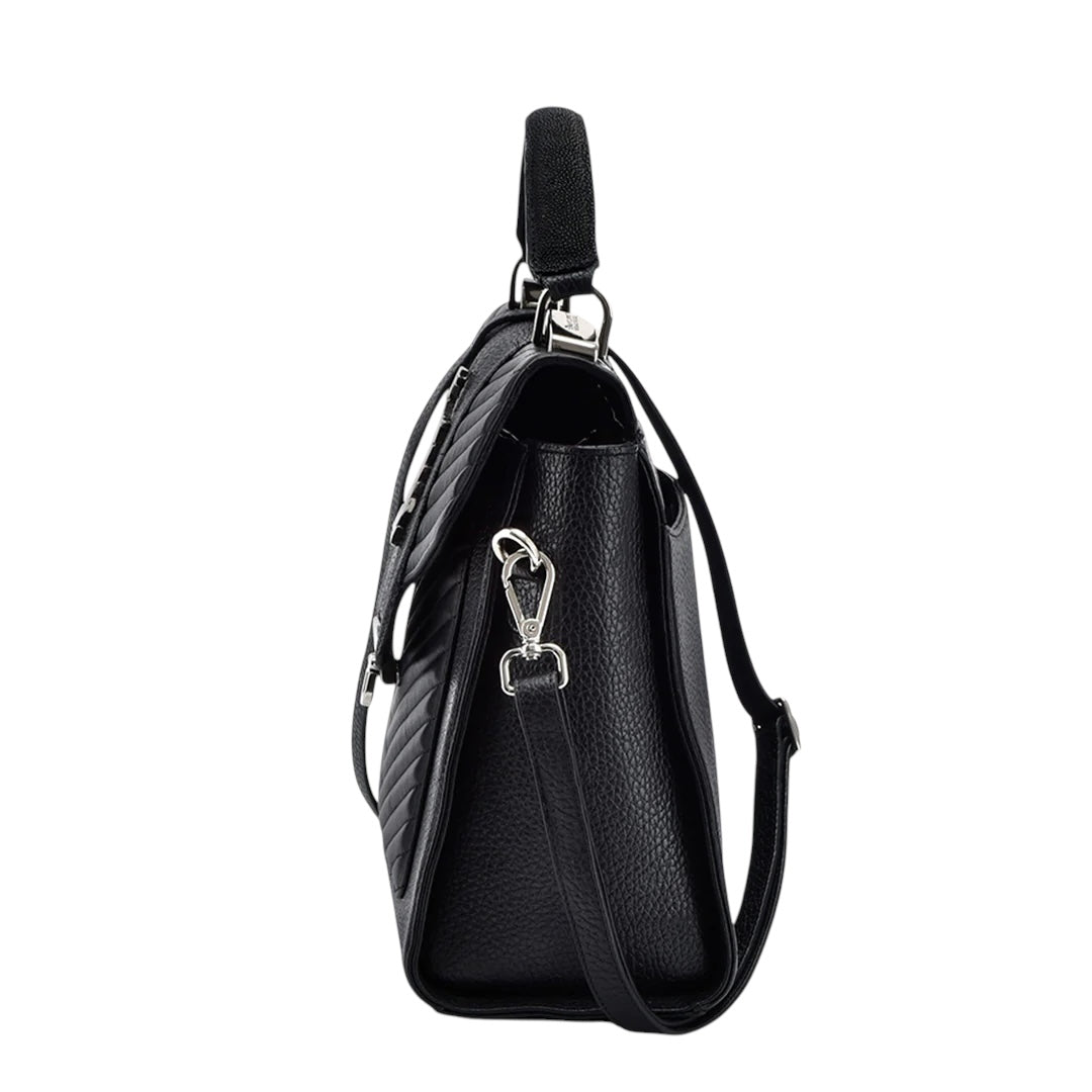Bolso de mano en piel genuina de mantarraya para dama