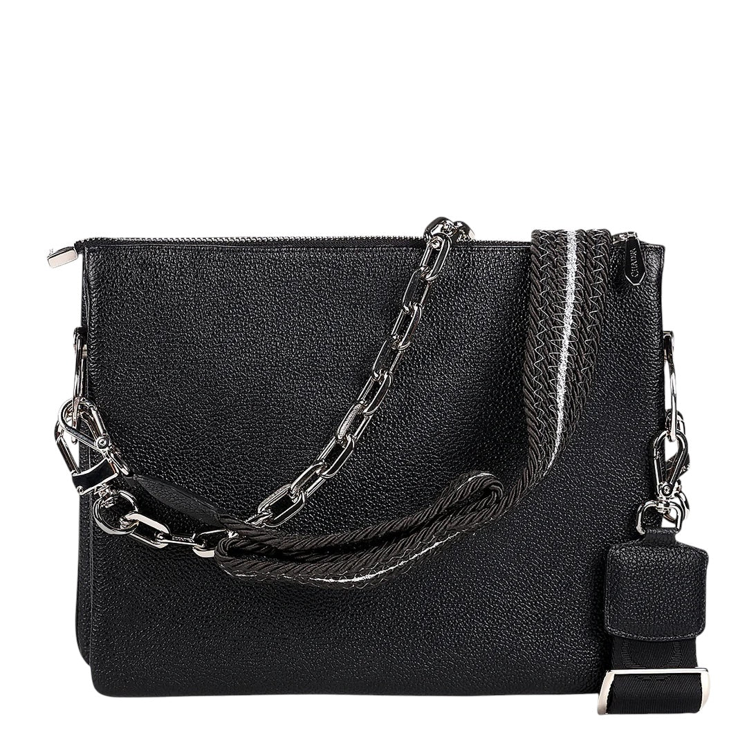 Crossbody en piel genuina de mantarraya para dama