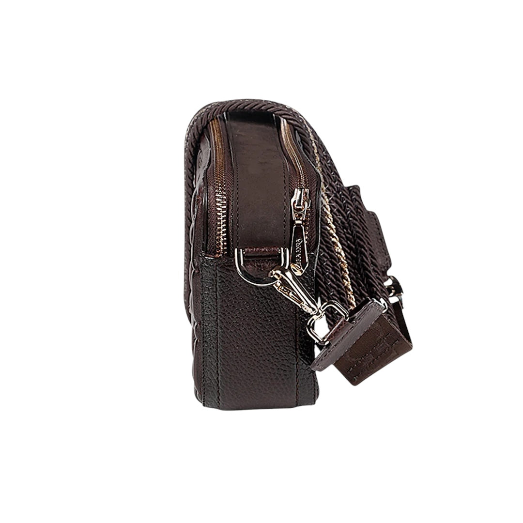 Crossbody en piel genuina de mantarraya para dama