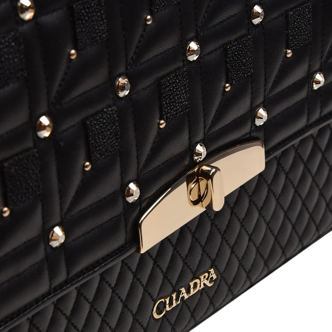 Bolso con piel de mantarraya y cristales