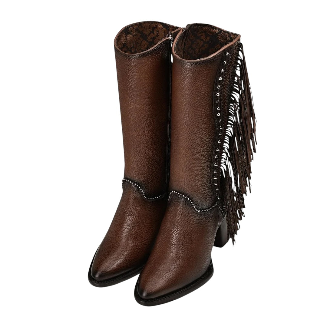 Bota tradicional en piel genuina para dama
