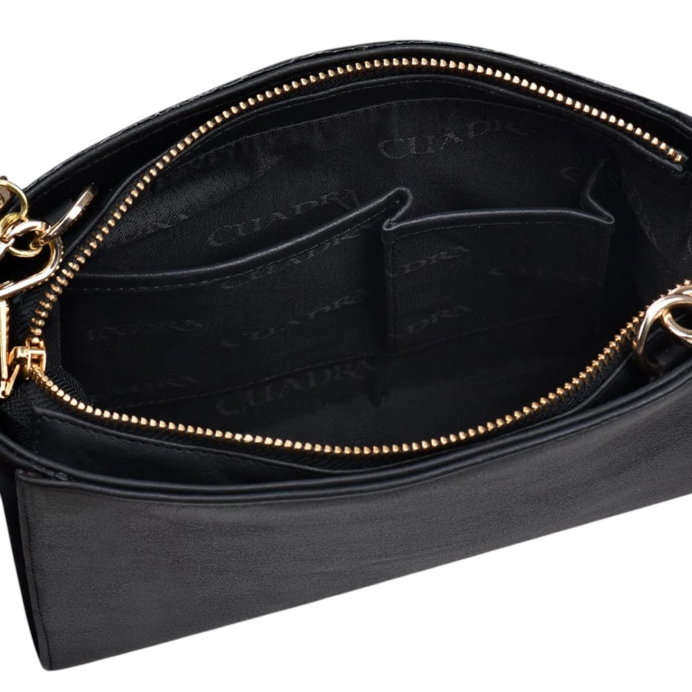 Crossbody en piel genuina de mantarraya para dama