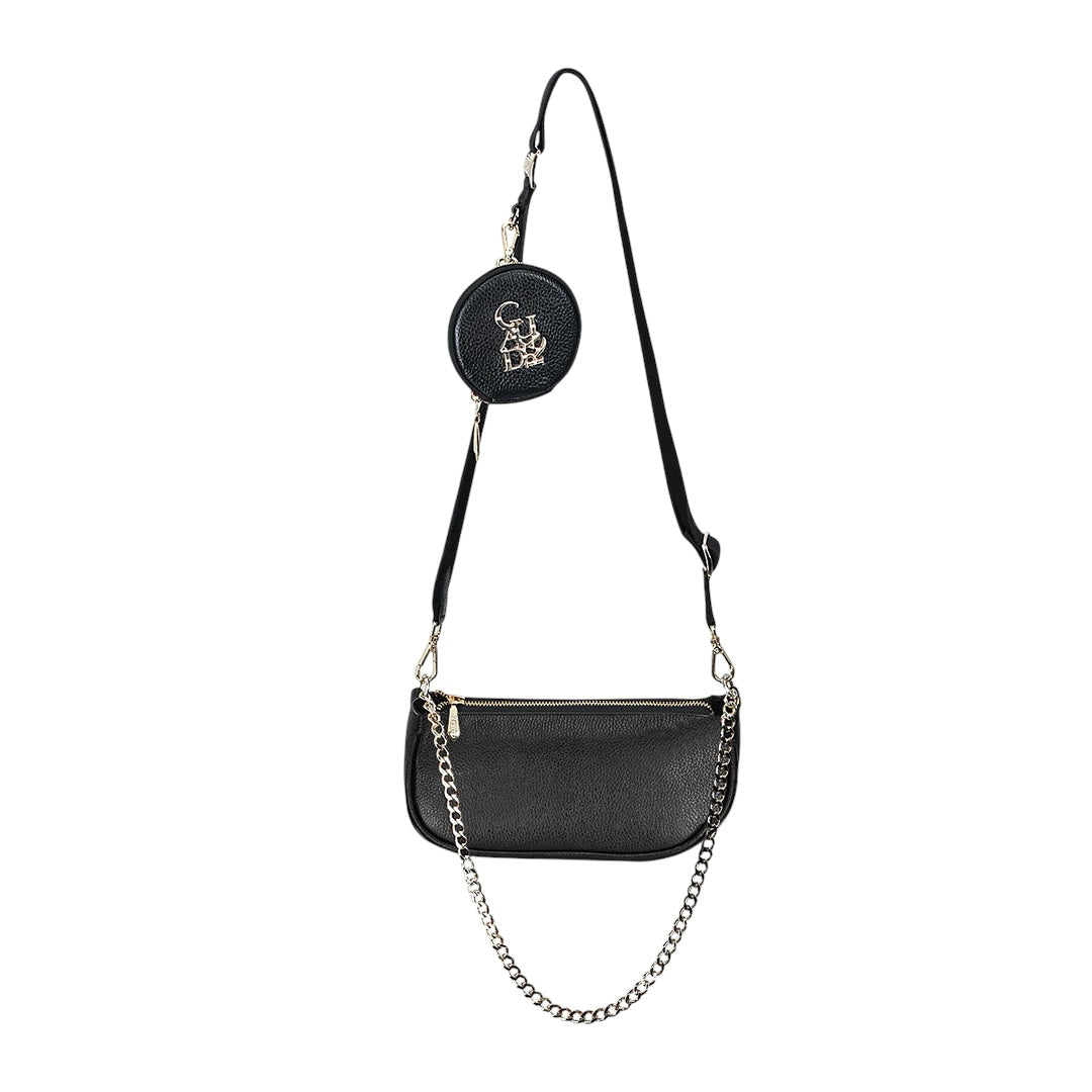 Crossbody en piel genuina de mantarraya para dama