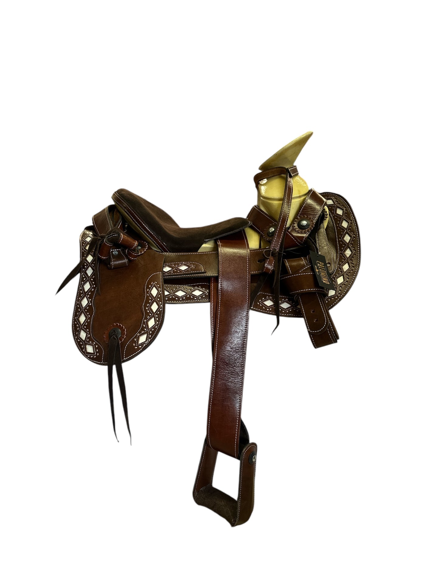 MONTURA COLA DE PATO CON CANTINAS 15"