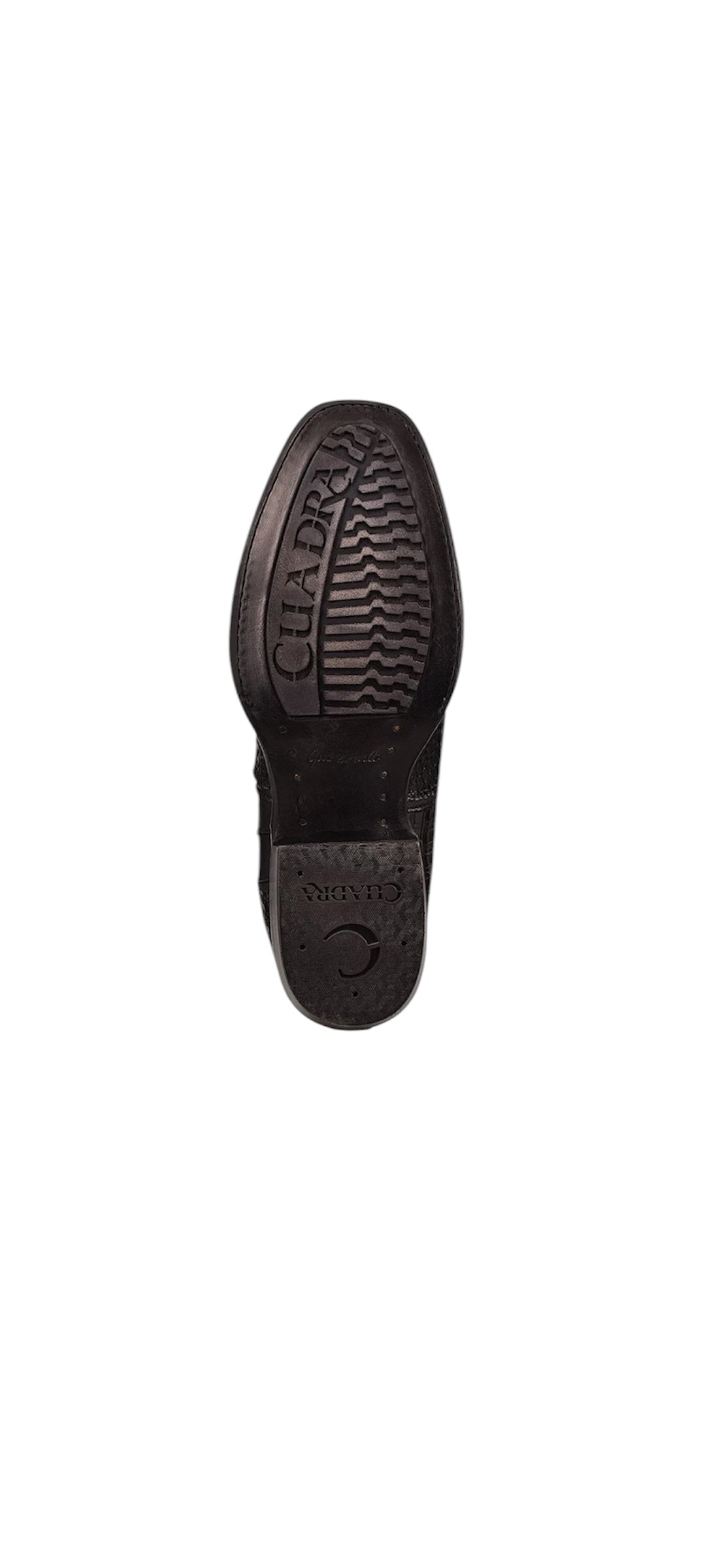 Bota casual en piel genuina de pitón para caballero