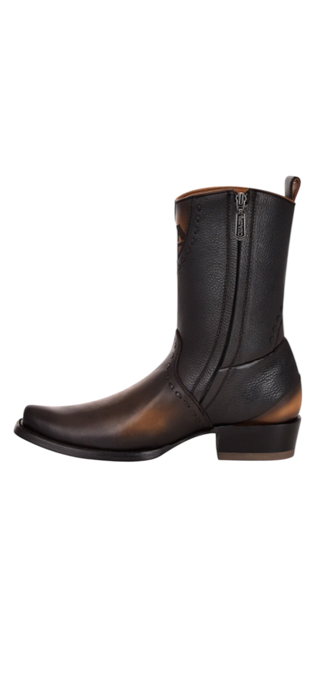 Bota casual en piel genuina para caballero