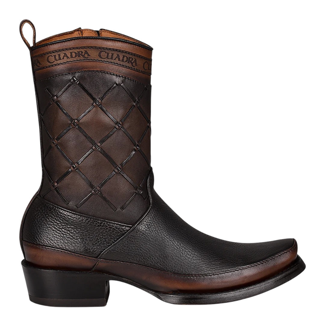 Bota casual en piel genuina para caballero