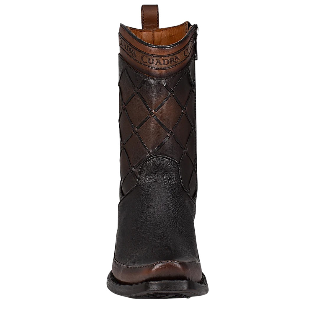 Bota casual en piel genuina para caballero