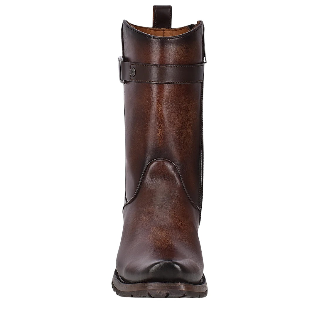 Bota urbana en piel genuina para caballero
