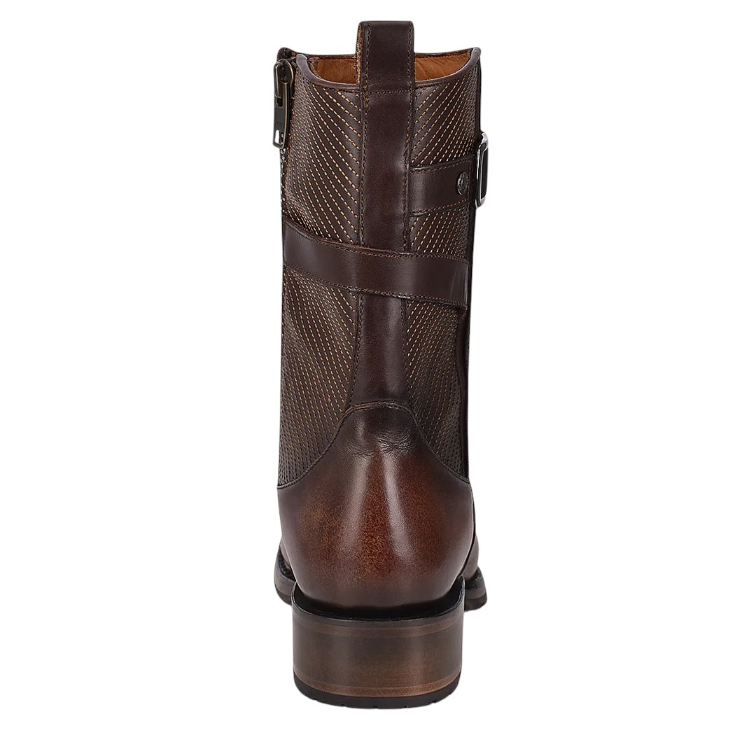 Bota urbana en piel genuina para caballero