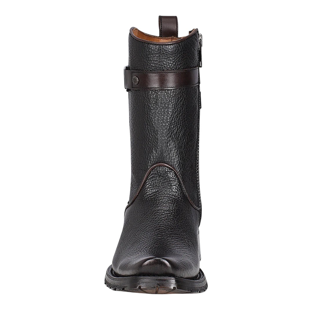 Bota urbana en piel genuina para caballero