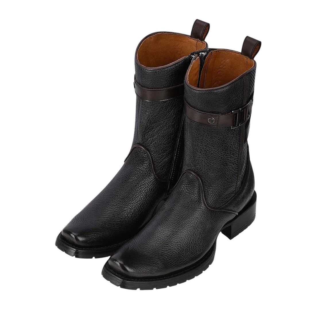 Bota urbana en piel genuina para caballero