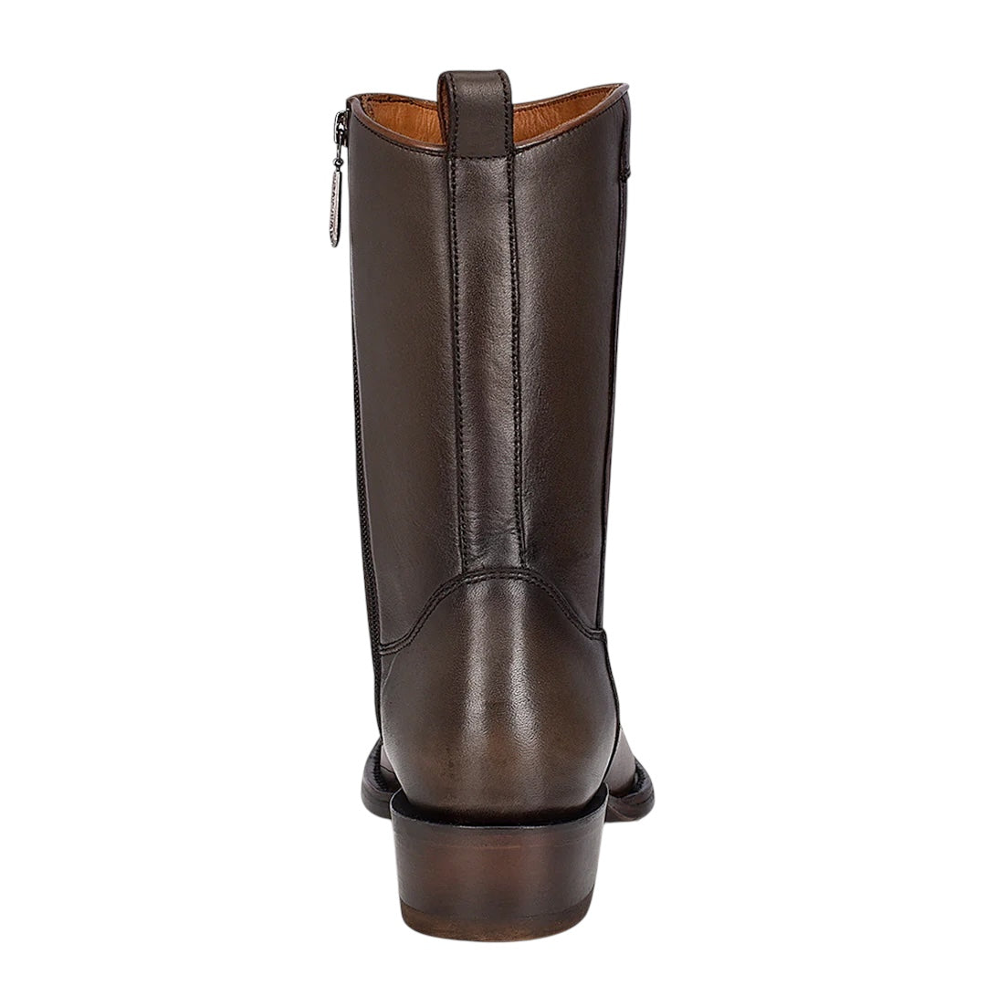 Bota casual en piel genuina de pata de avestruz para caballero