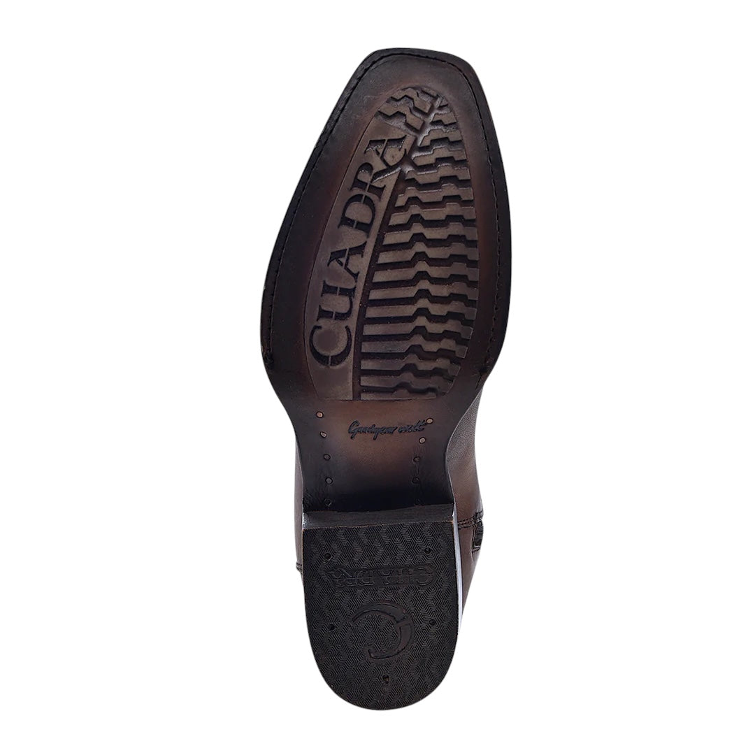 Bota casual en piel genuina de fuscus para caballero