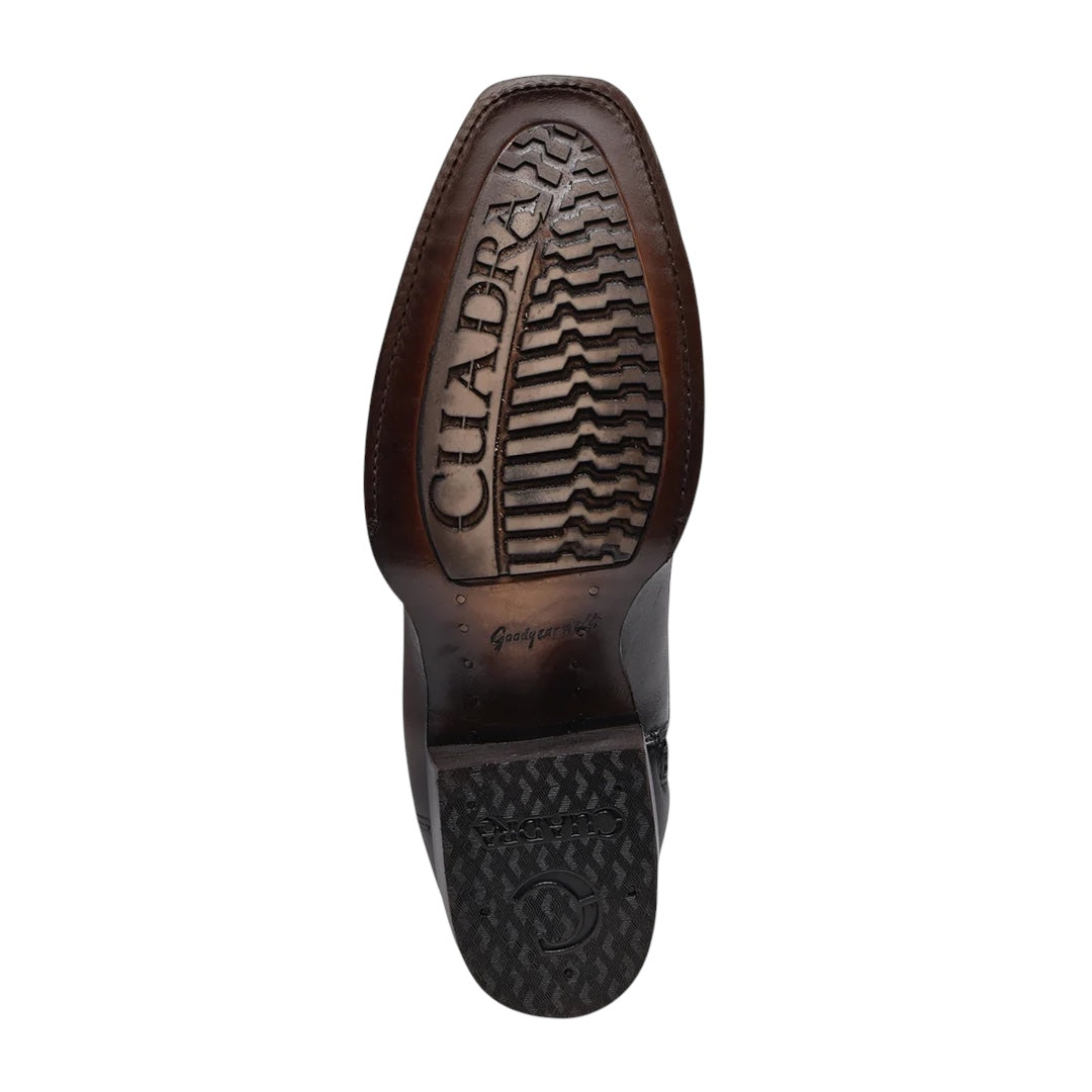 Bota casual en piel genuina de avestruz para caballero