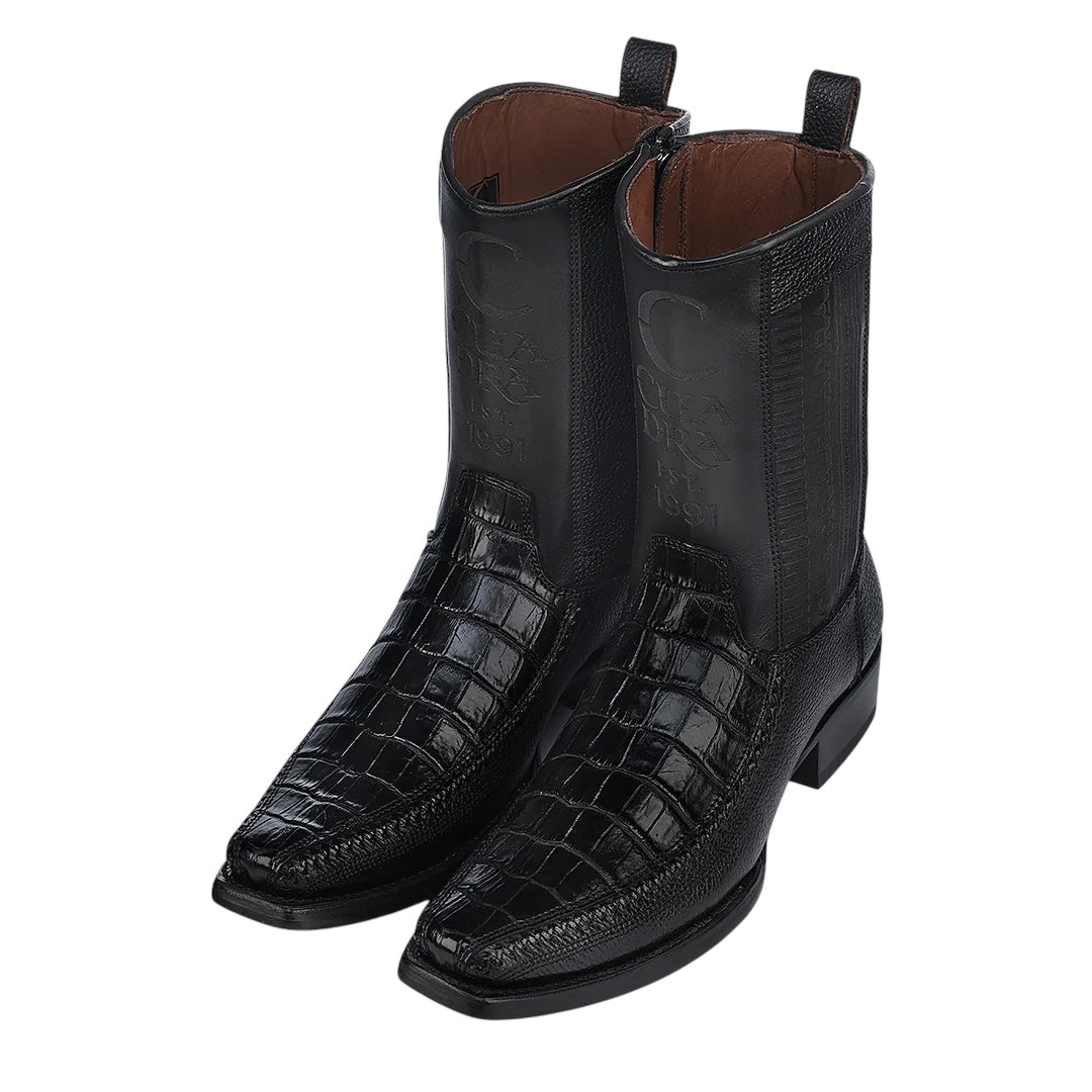 Bota casual en piel genuina de moreleti para caballero