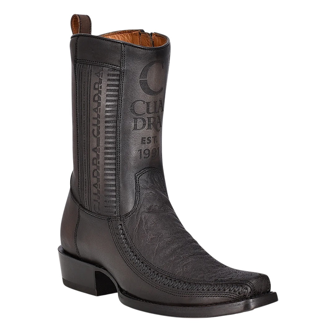 Bota casual en piel genuina de elefante para caballero
