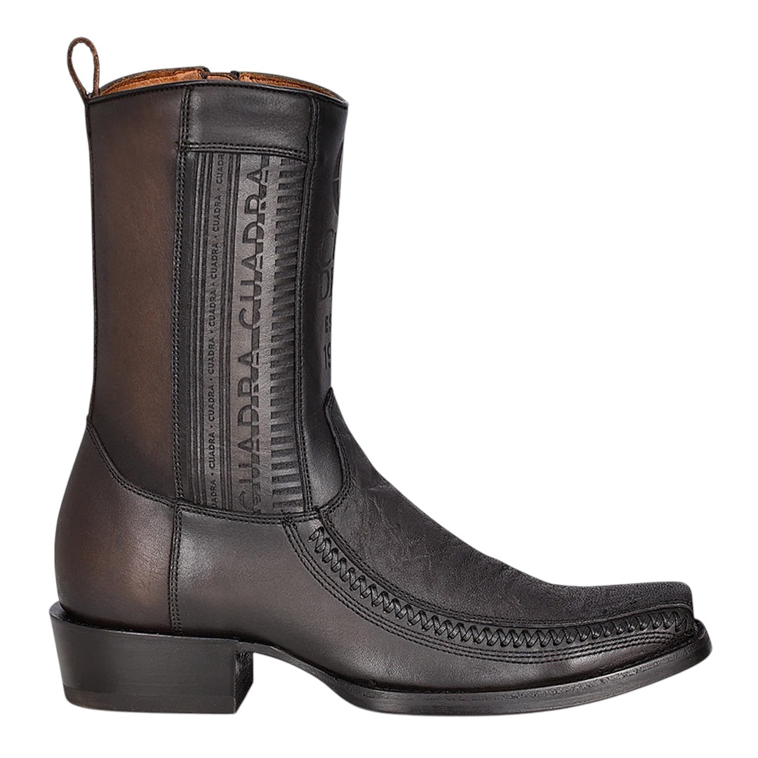Bota casual en piel genuina de elefante para caballero