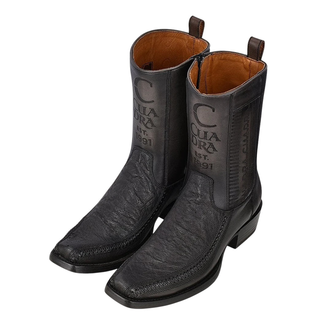 Bota casual en piel genuina de elefante para caballero