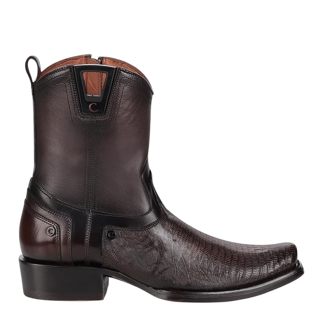 Bota de vestir en piel genuina de lizard para caballero