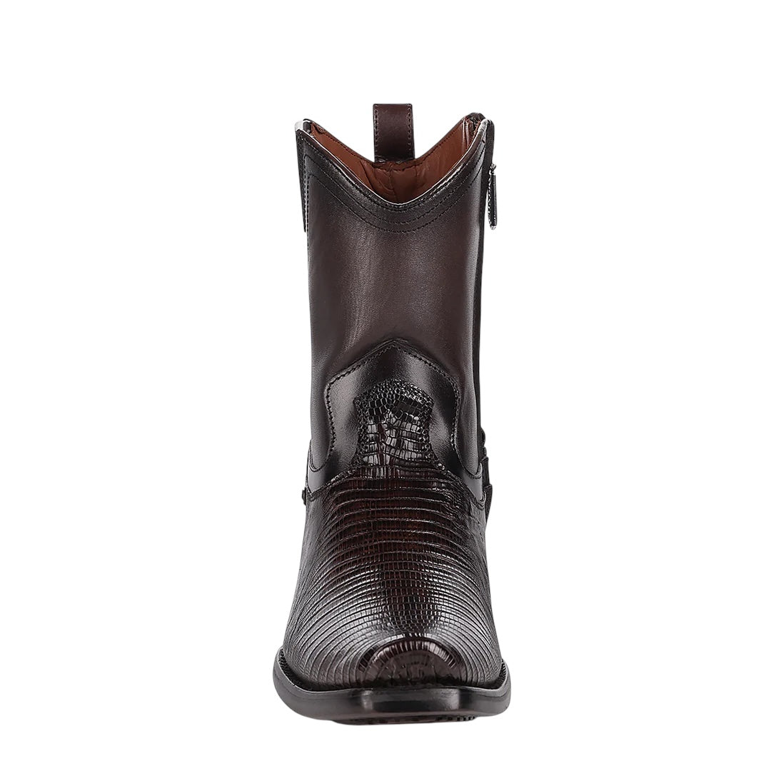 Bota de vestir en piel genuina de lizard para caballero