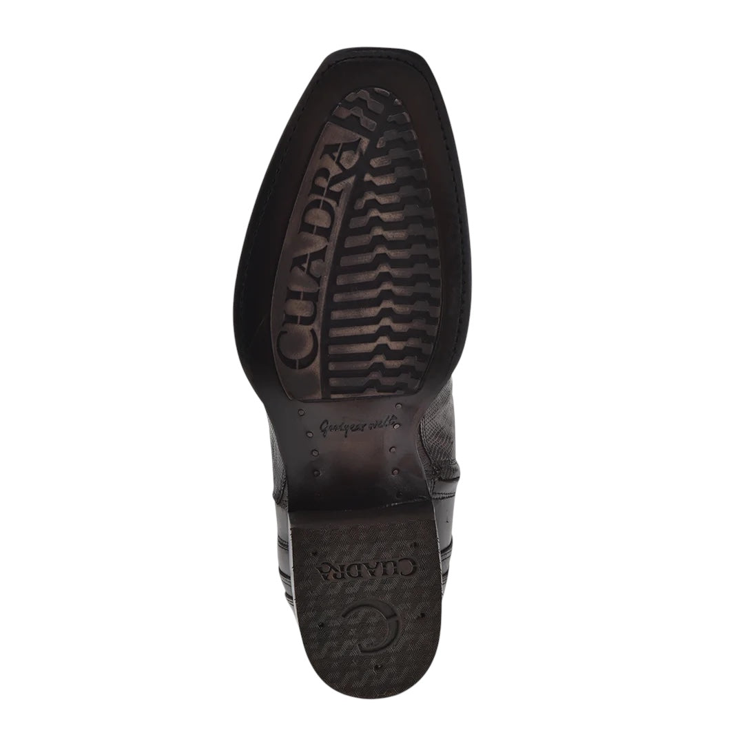Bota de vestir en piel genuina de lizard para caballero