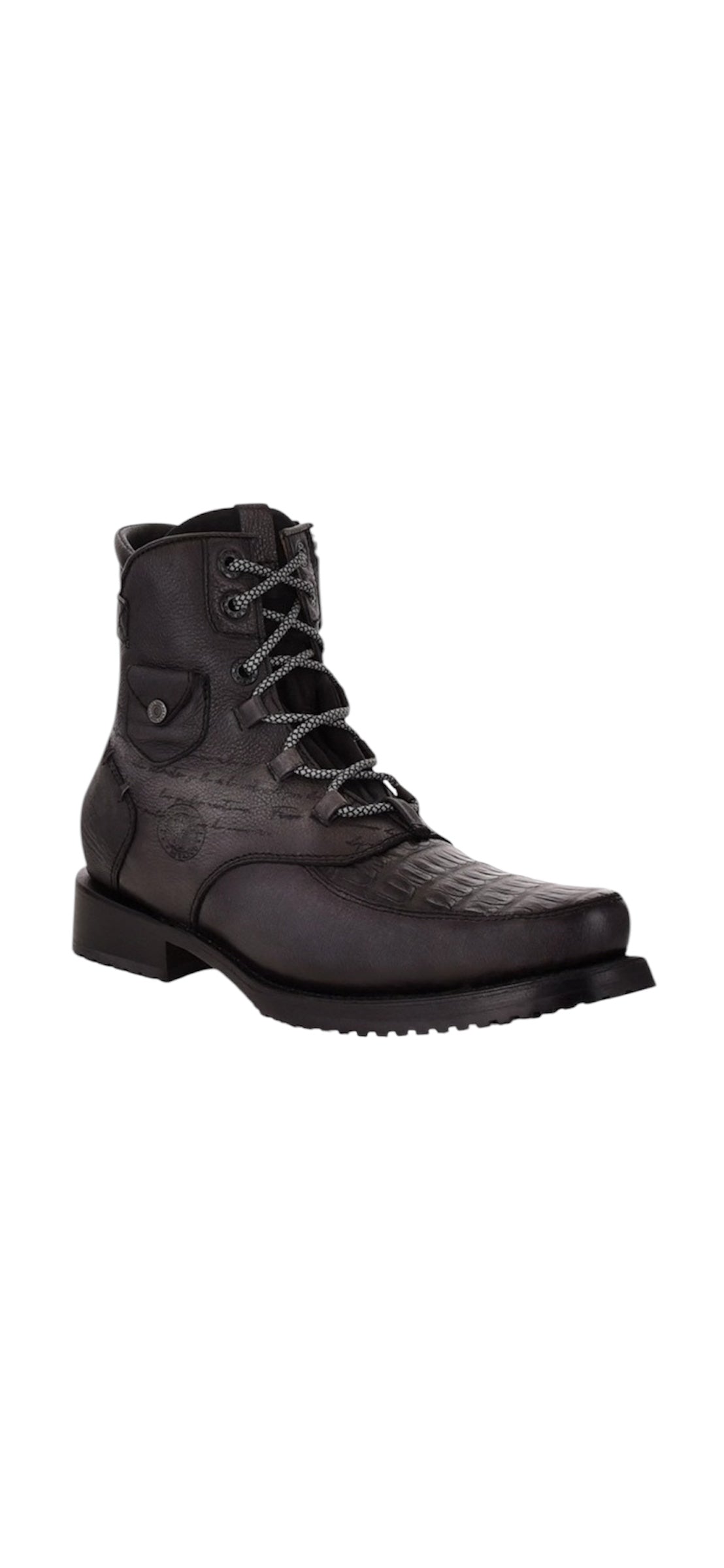 Botines Caballero En Piel Genuina De Fuscus Negro