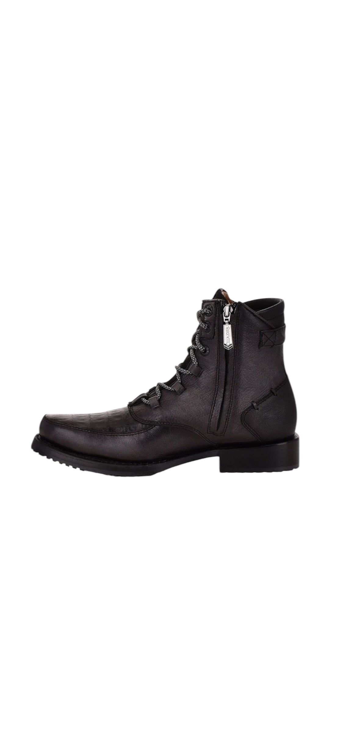 Botines Caballero En Piel Genuina De Fuscus Negro