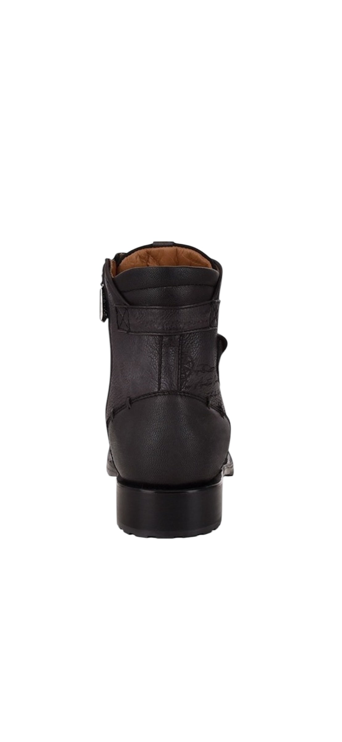 Botines Caballero En Piel Genuina De Fuscus Negro
