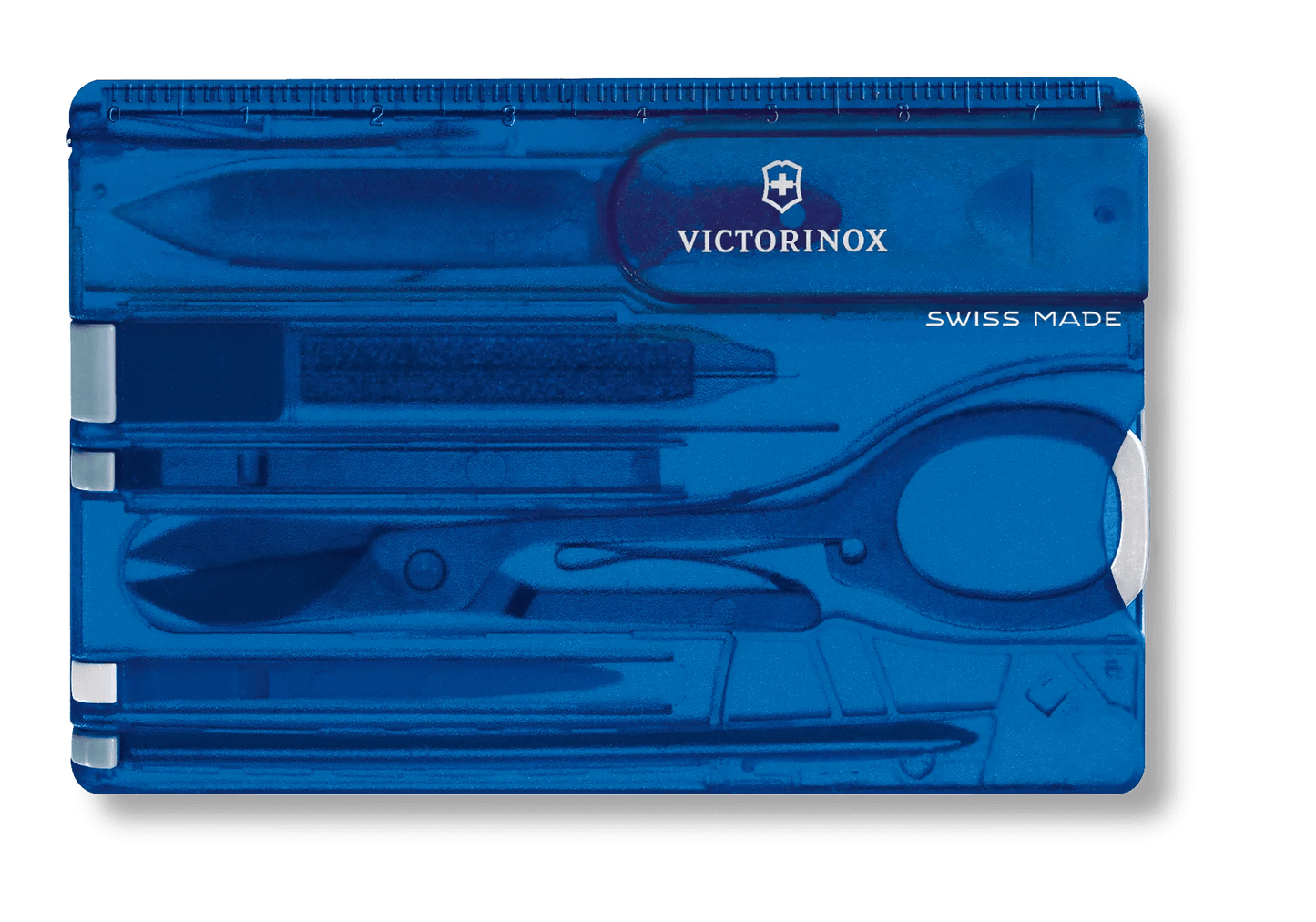 Victorinox SwissCard Azul Transparente 0.7122.T2