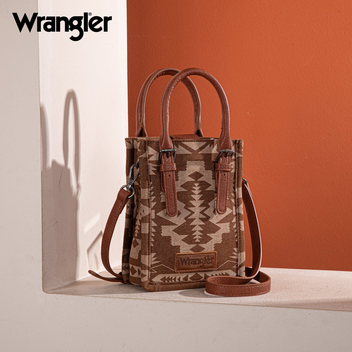 Bolsa Wrangler WG2212-8122BR café interior