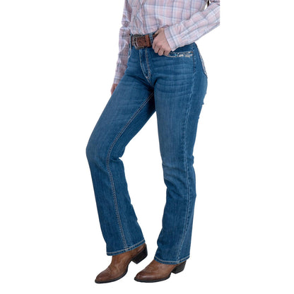 Wrangler Mujer High Rise Corte Bota 284 detalle 1