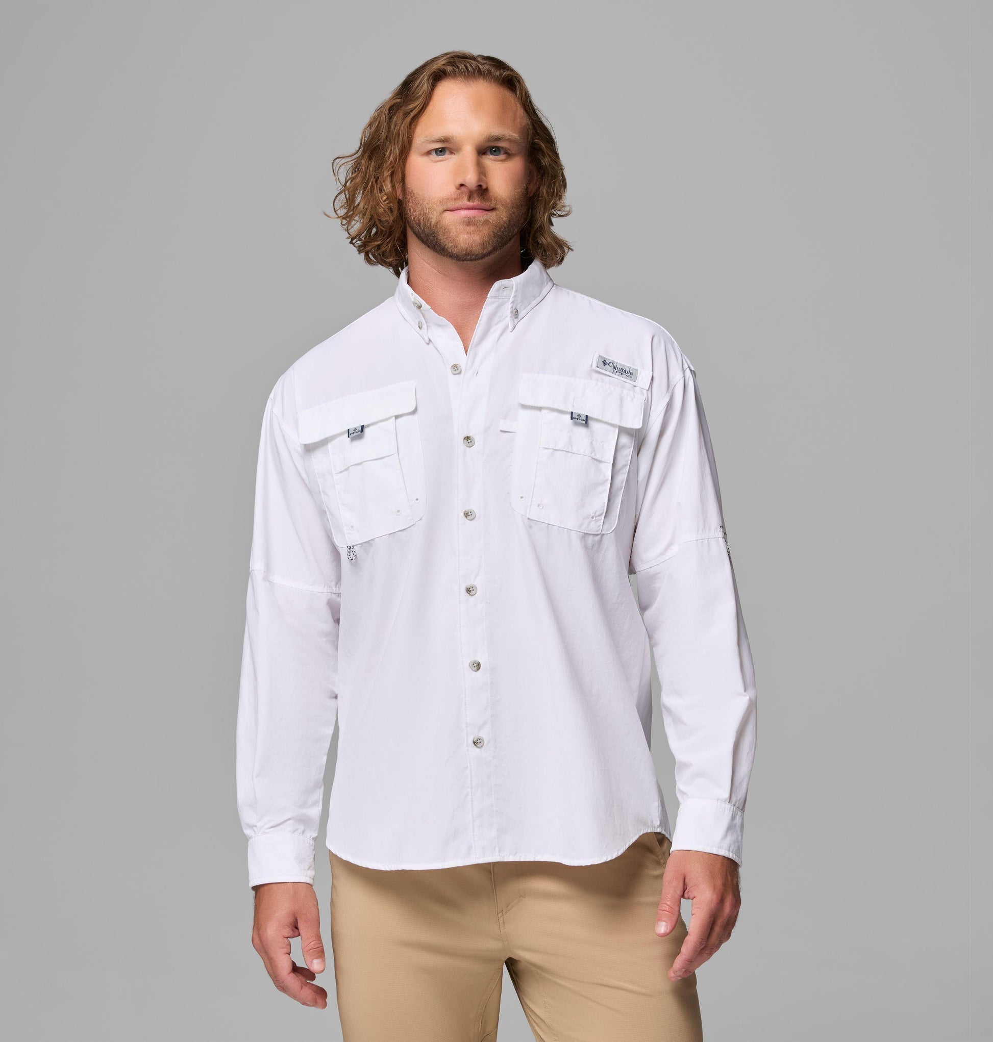Camisa Columbia Caballero 1011621-103 frente