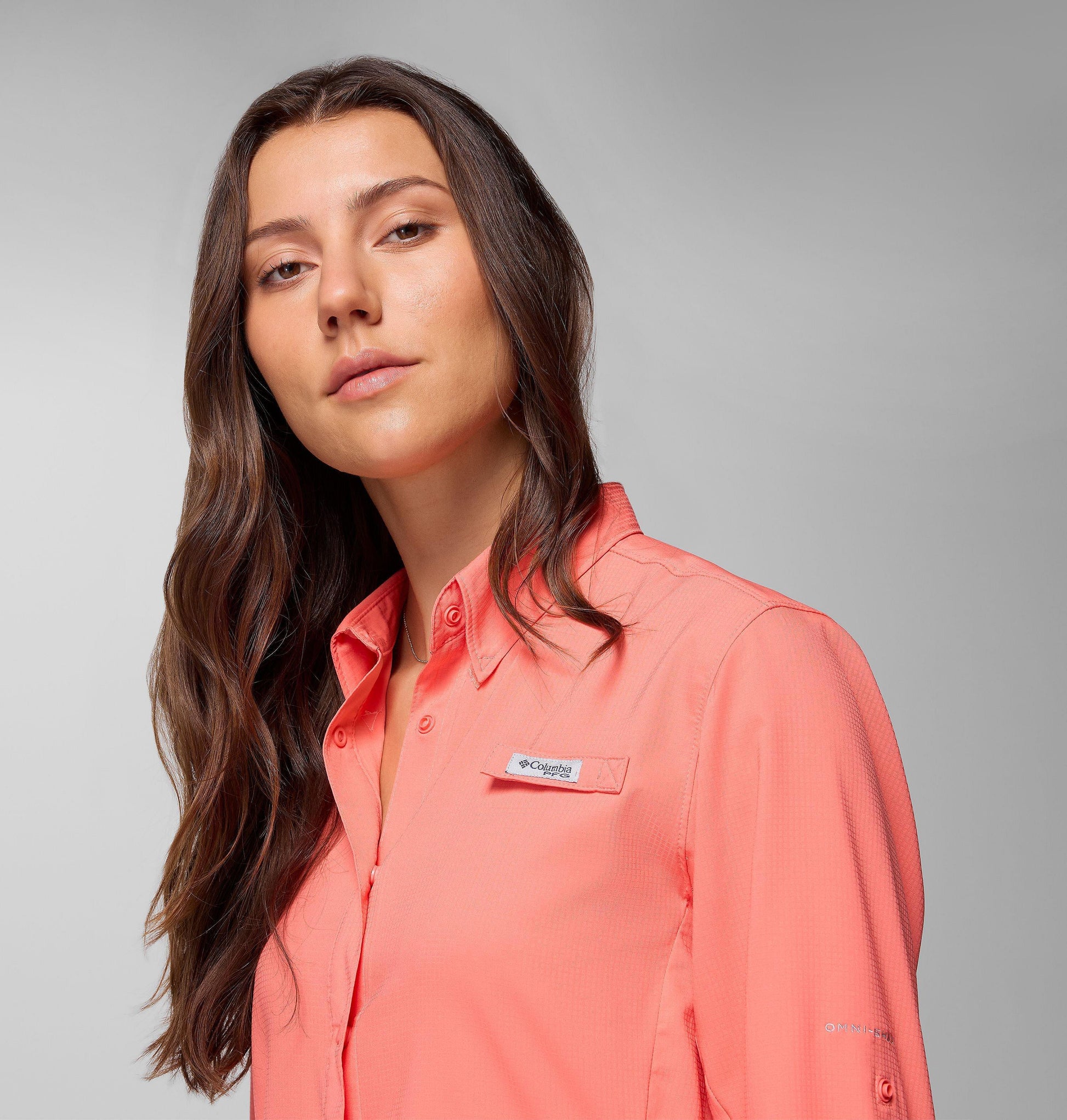 Camisa Columbia Dama 1275701-854 detalle 2